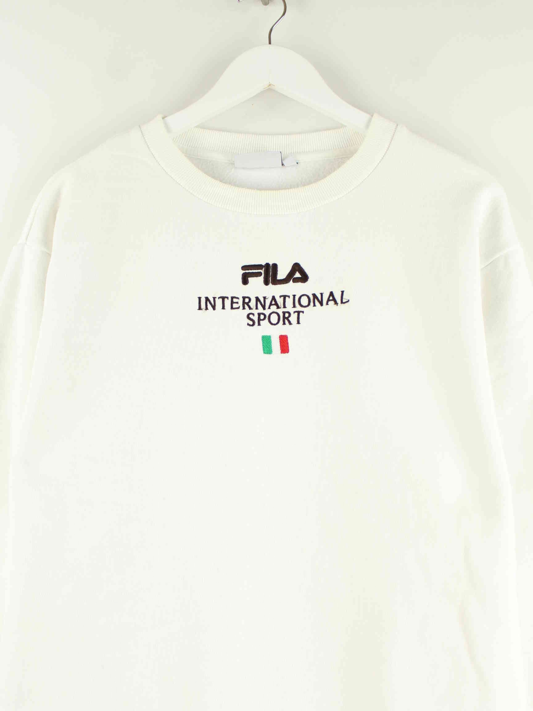 Fila International Sport Embroidered Sweater Weiß S (detail image 1)