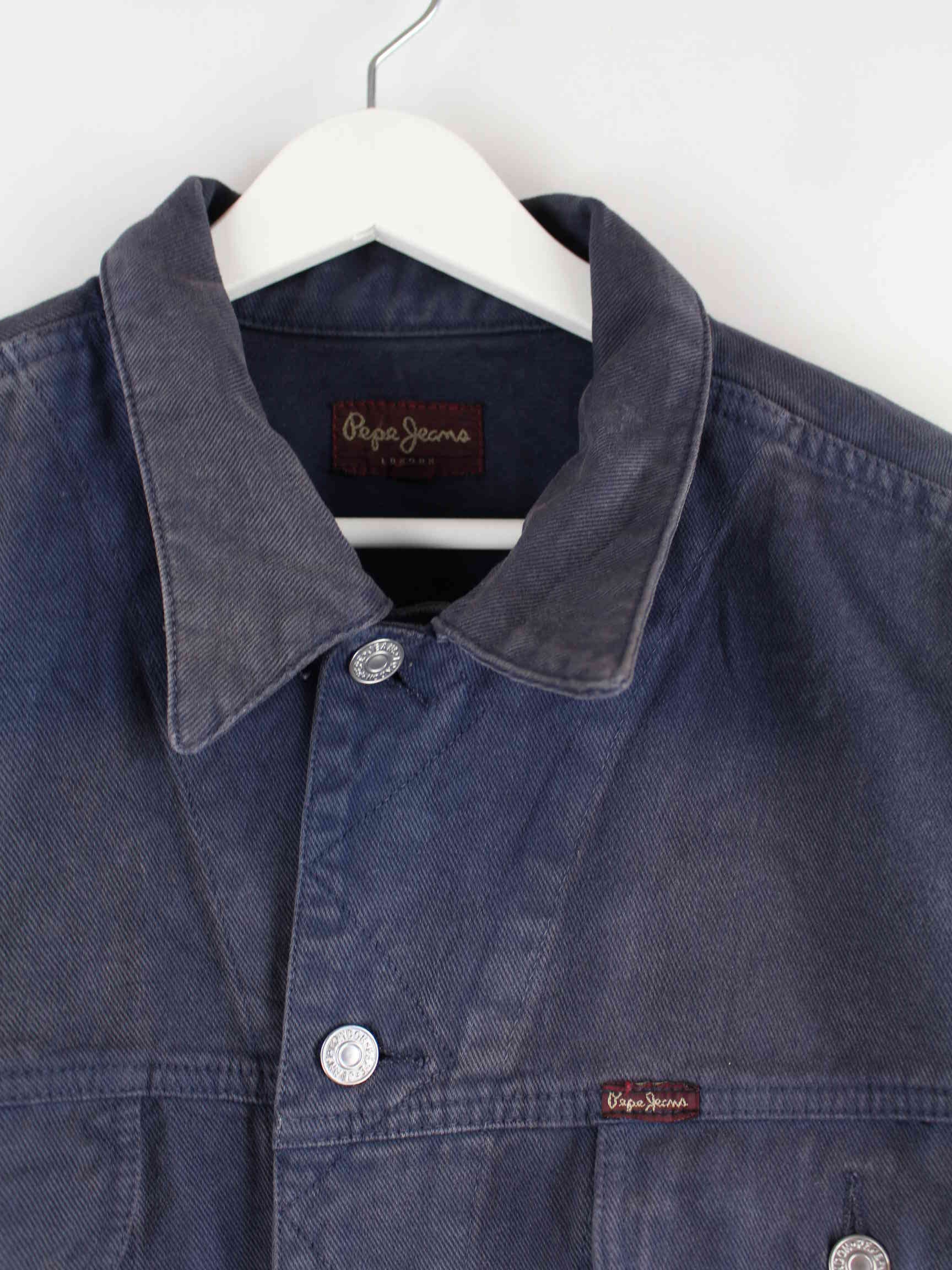 Pepe Jeans 90s Vintage Jeans Hemd Grau L (detail image 5)