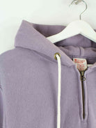 Champion 00s Reverse Weave Half Zip Hoodie Lila L (detail image 3)