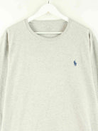 Ralph Lauren Custom Slim Fit Basic Sweatshirt Grau M (detail image 1)