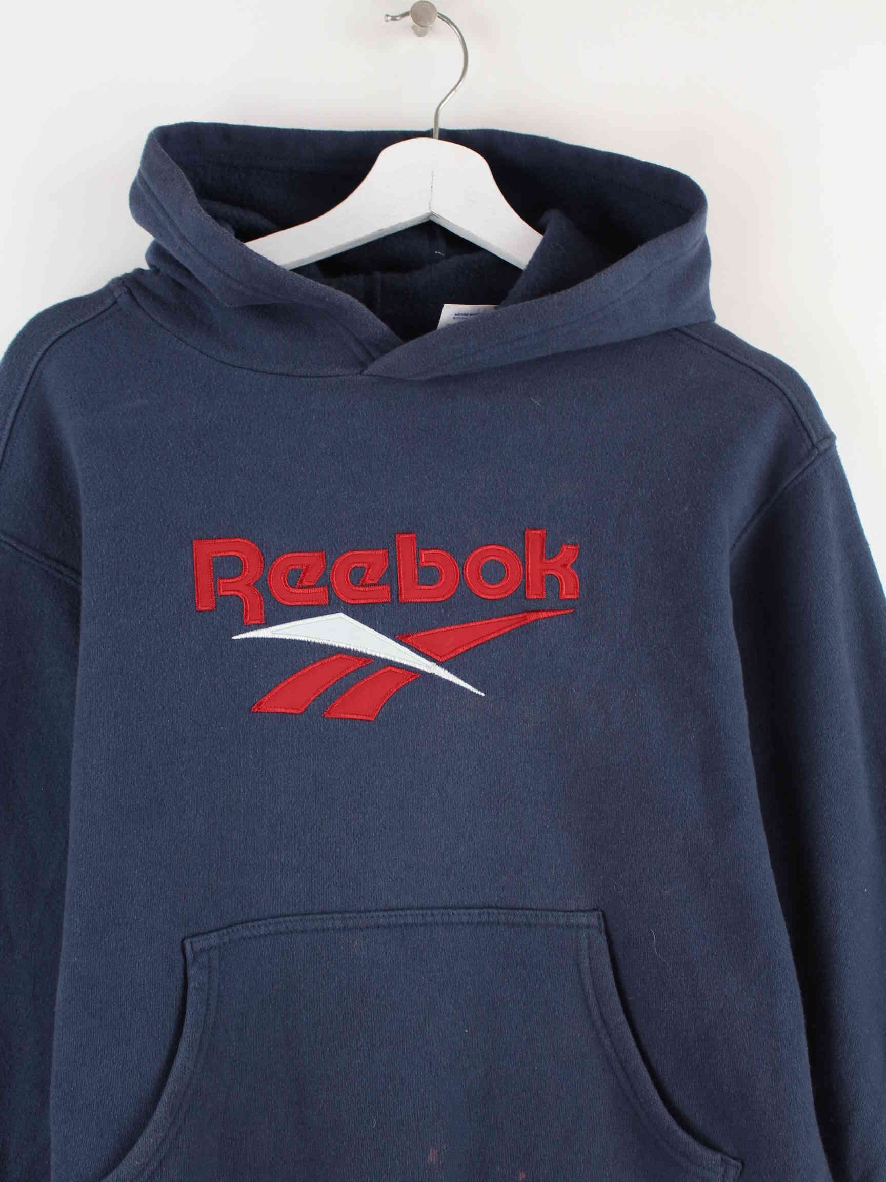 Reebok 00s Embroidered Hoodie Schwarz M (detail image 1)