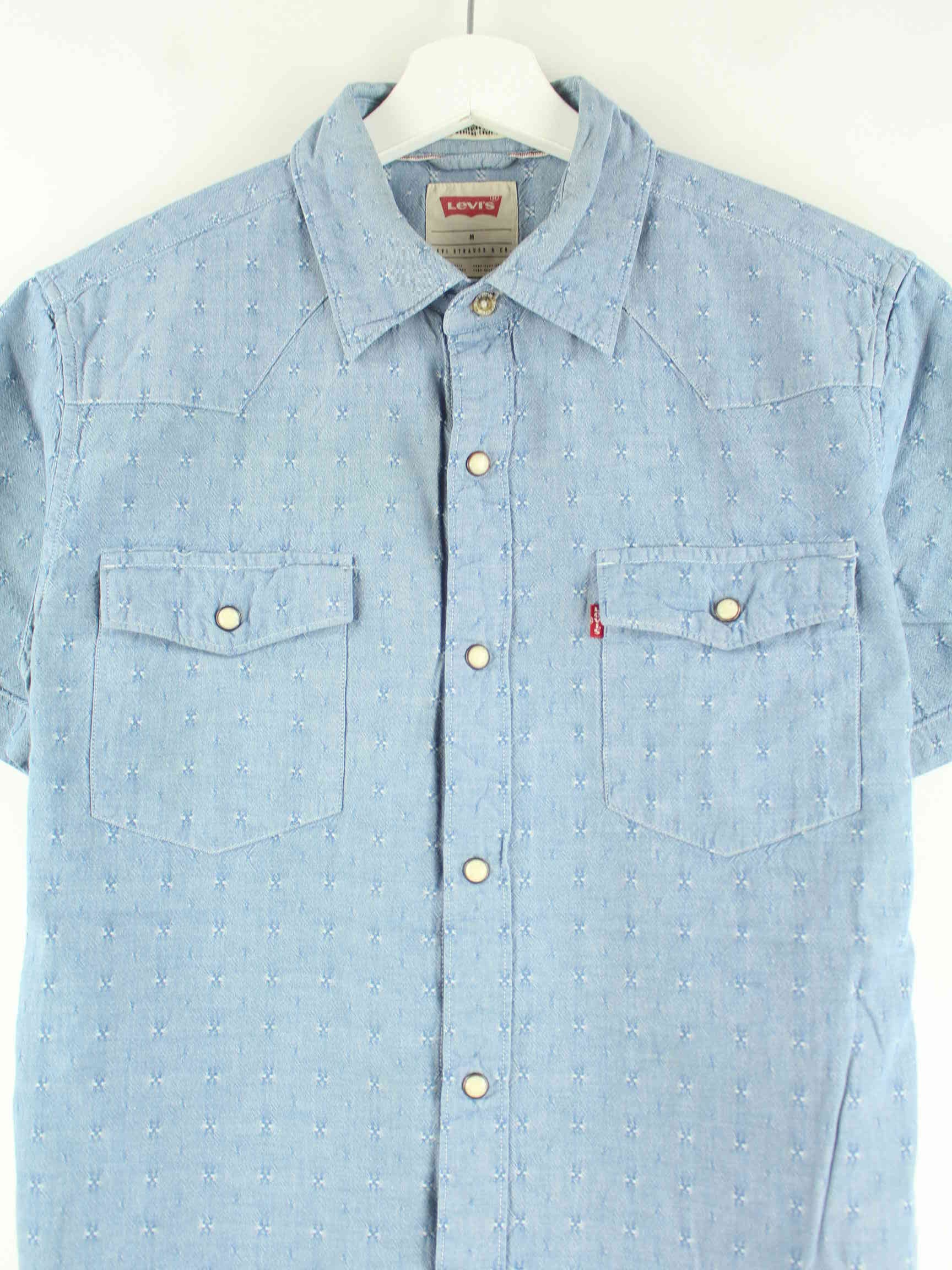 Levi's Kurzarm Hemd Blau M (detail image 1)