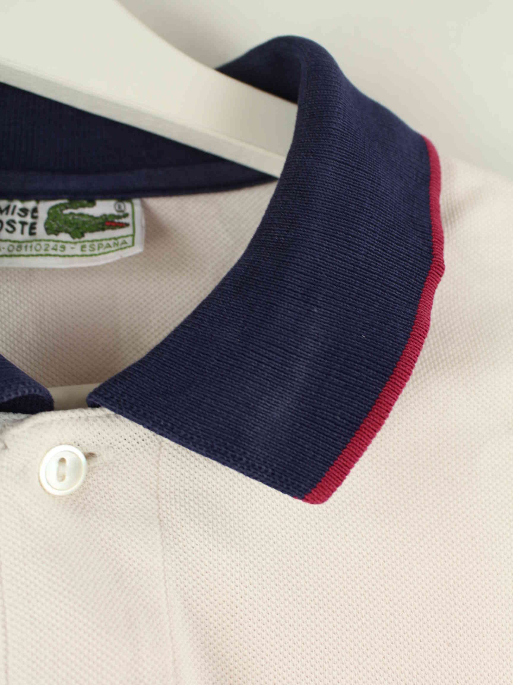 Lacoste 90s Vintage Beach Club Polo Rosa XL (detail image 3)