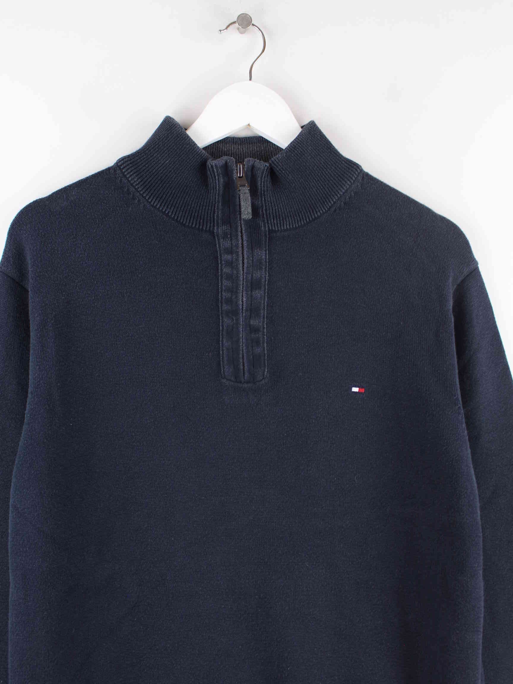 Tommy Hilfiger Half Zip Sweater Blau L (detail image 1)