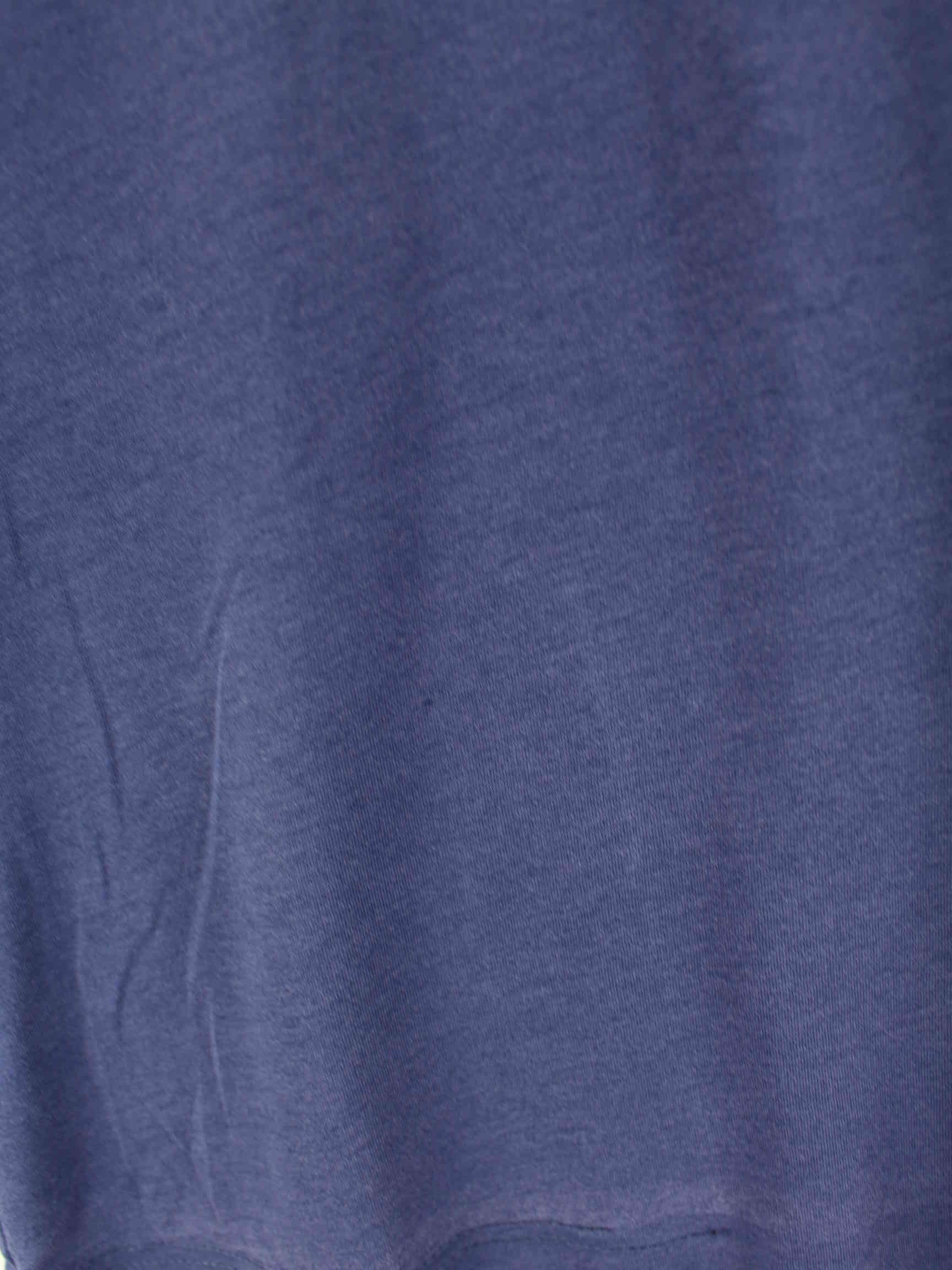 Adidas 90s Vintage Basic T-Shirt Blau L (detail image 4)