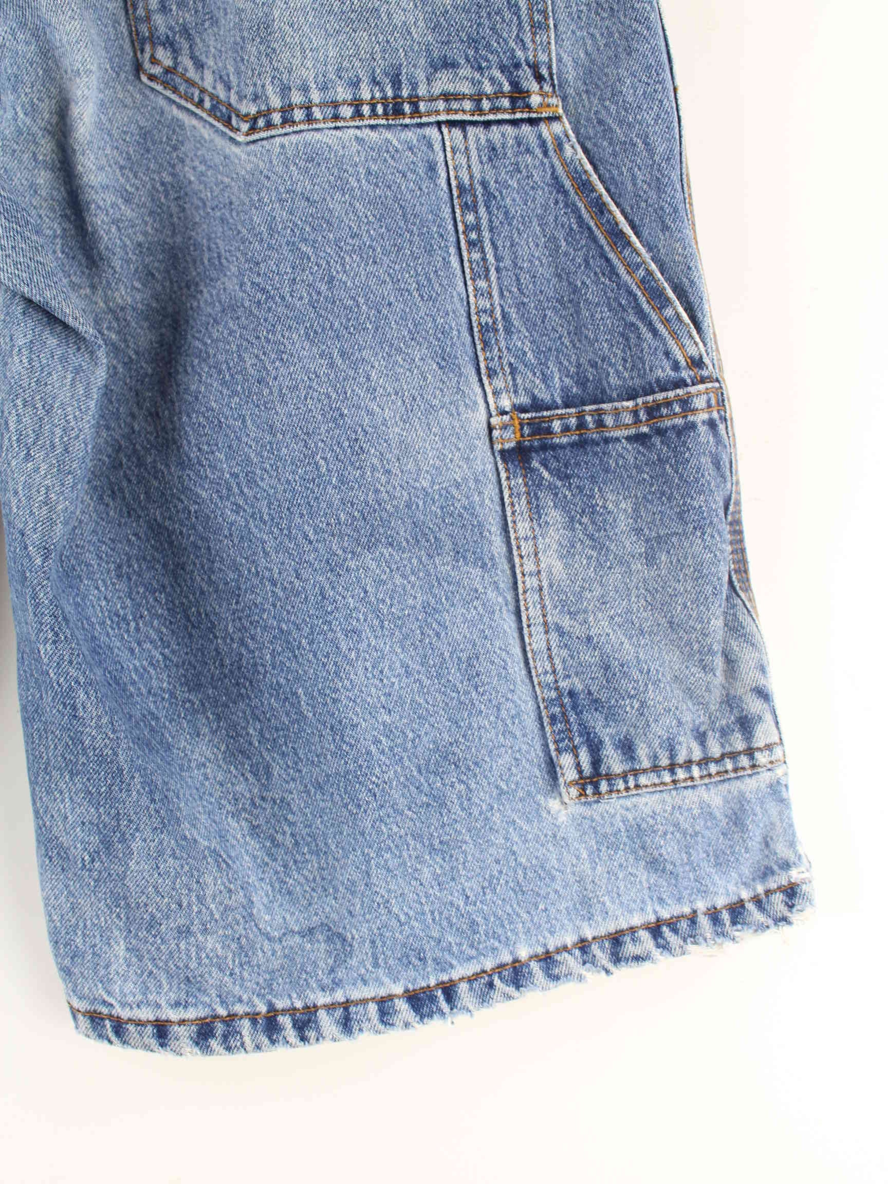 U.S. Polo ASSN. y2k Embroidered Carpenter Jorts / Jeans Shorts Blau W32 (detail image 7)