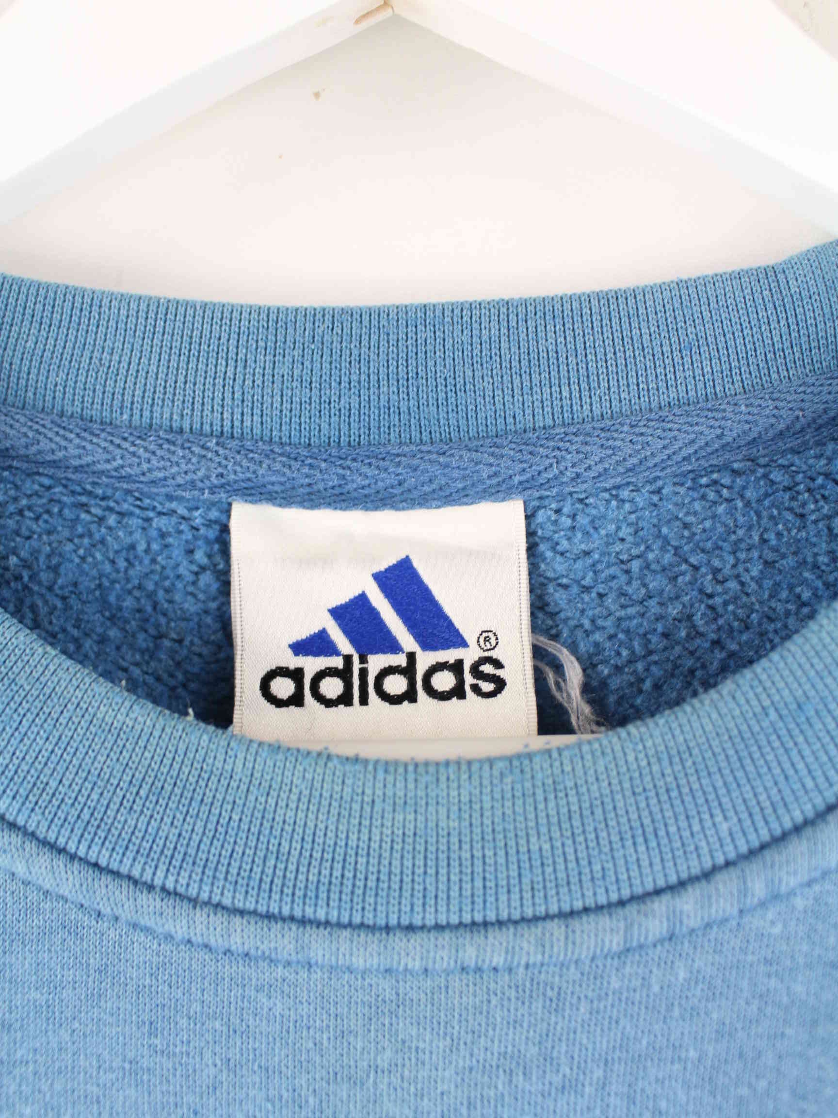 Adidas 90s Vintage 3-Stripes Sweater Blau M (detail image 2)