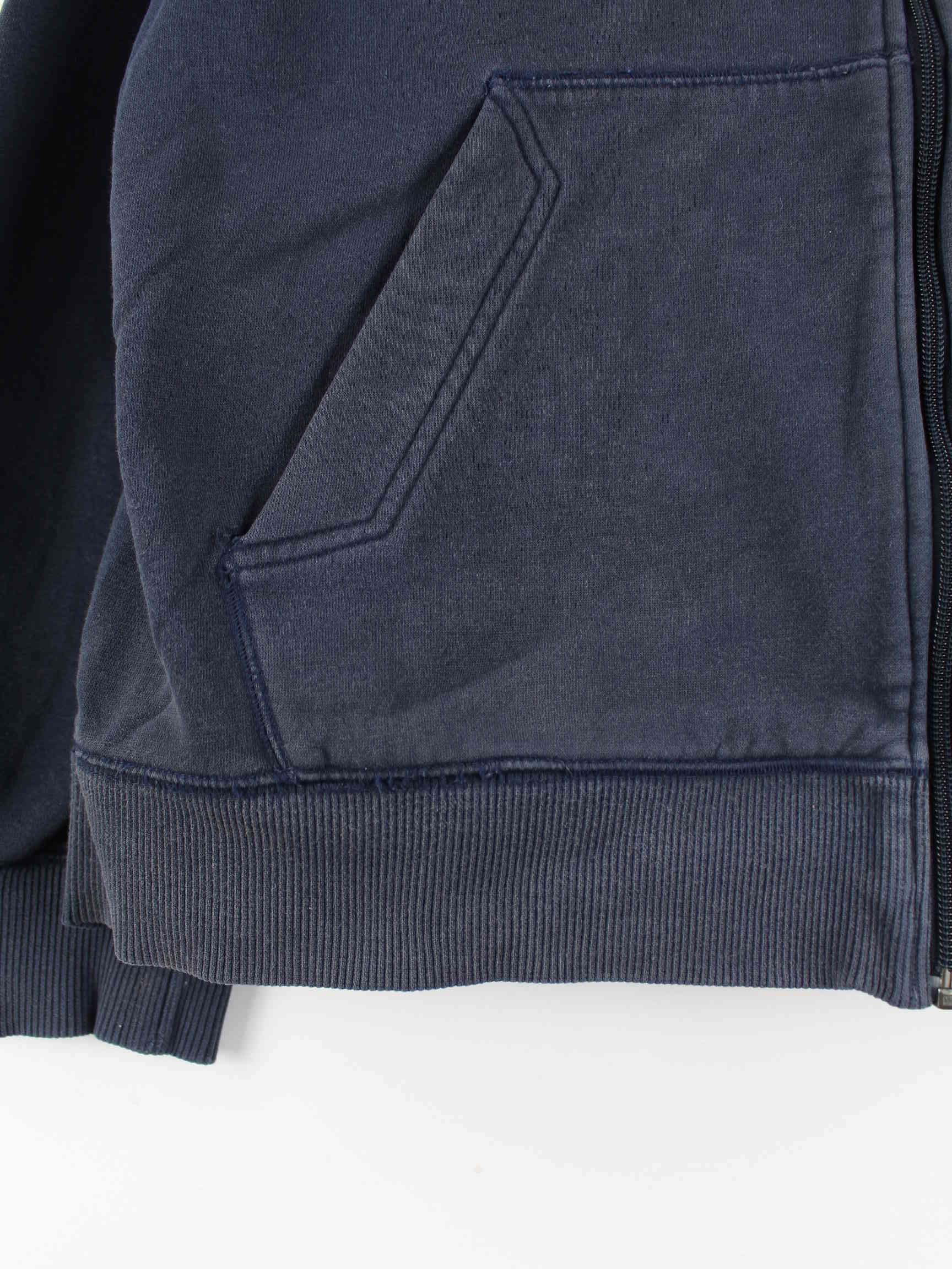 Nike Spellout Embroidered Faded Zip Hoodie Blau XL (detail image 2)