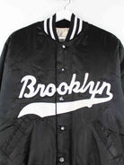 Majestic 80s Vintage Brooklyn Embroidered Jacke Schwarz M (detail image 1)