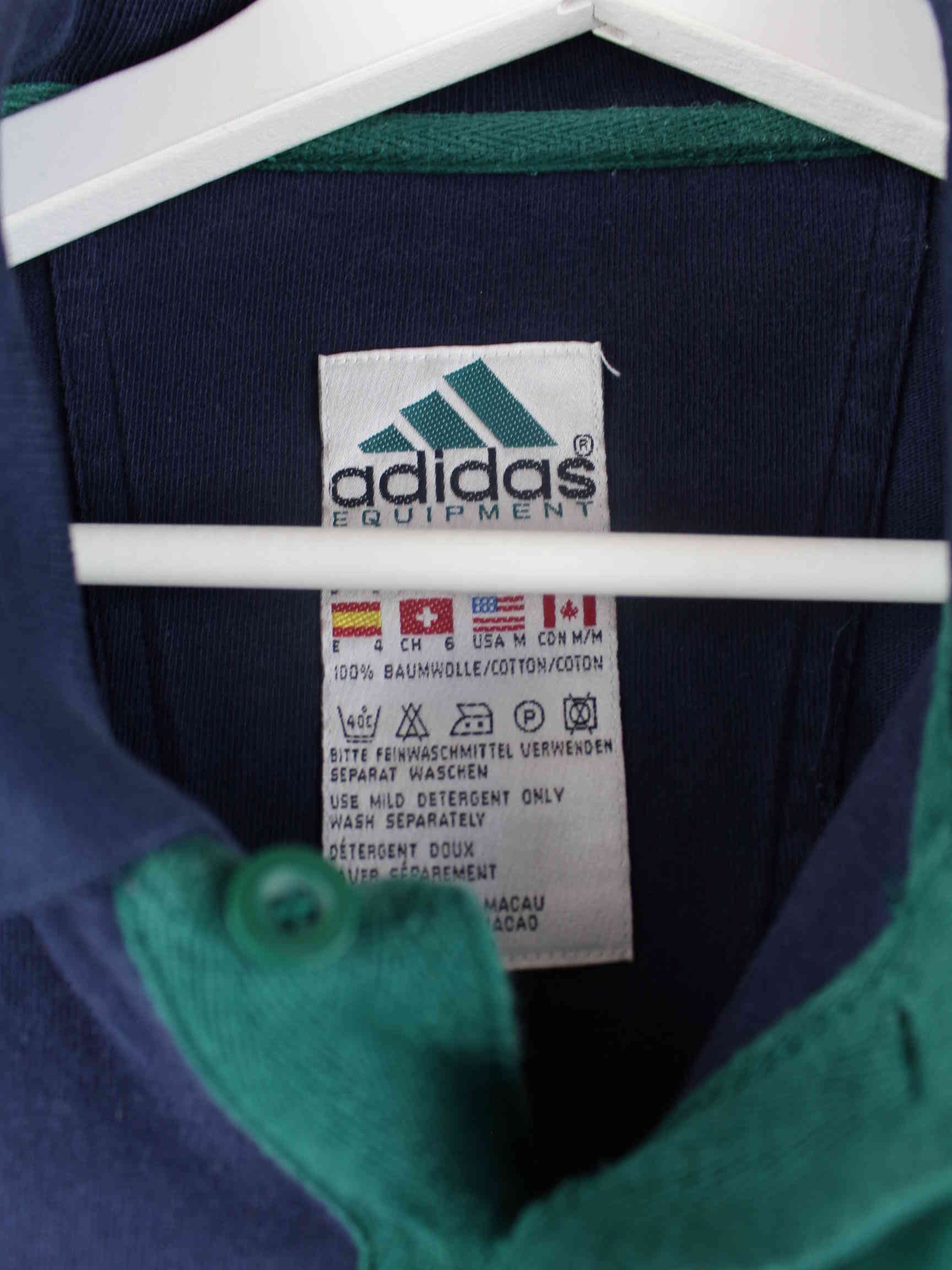 Adidas Equipment 90s Vintage Polo Blau XL (detail image 2)