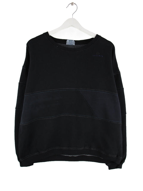 Lacoste x Izod 80s Damen Vintage Sweater Schwarz L