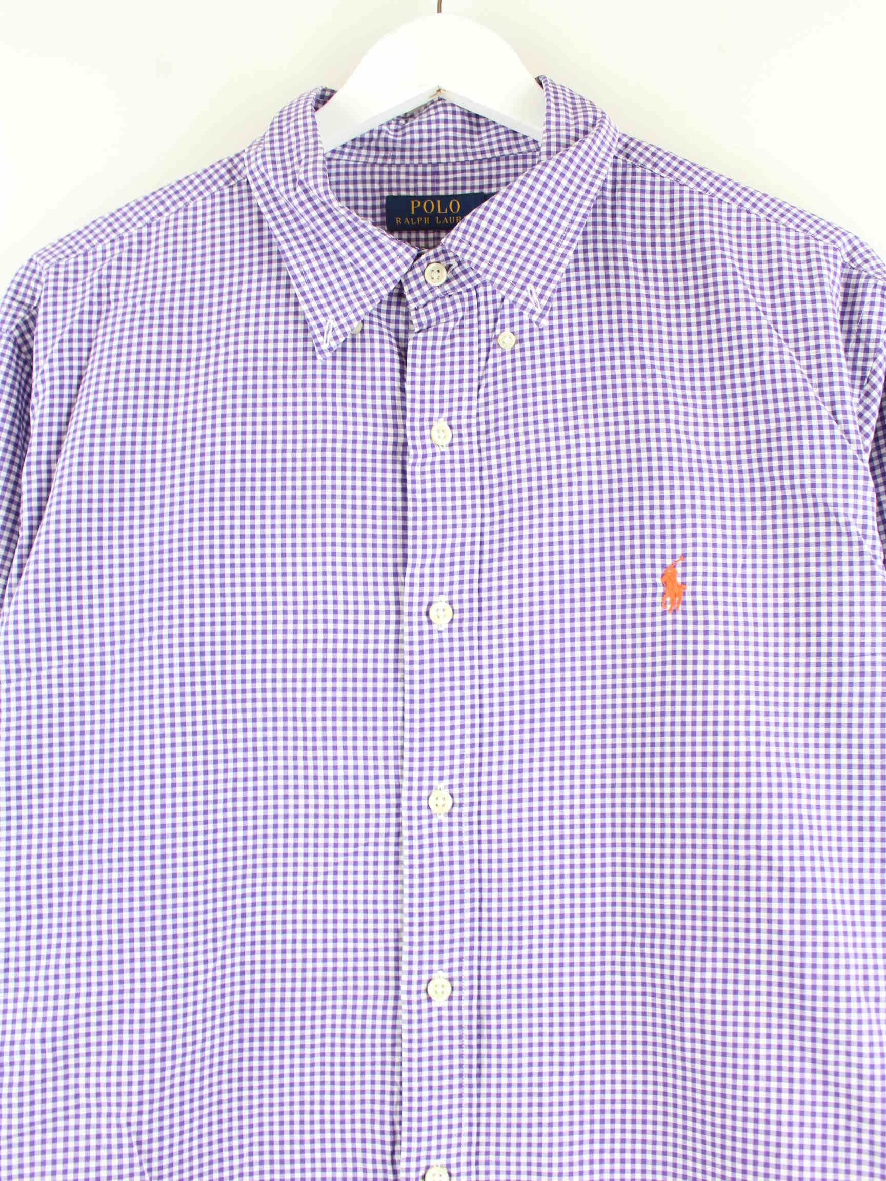 Ralph Lauren Checked Hemd Lila XL (detail image 1)