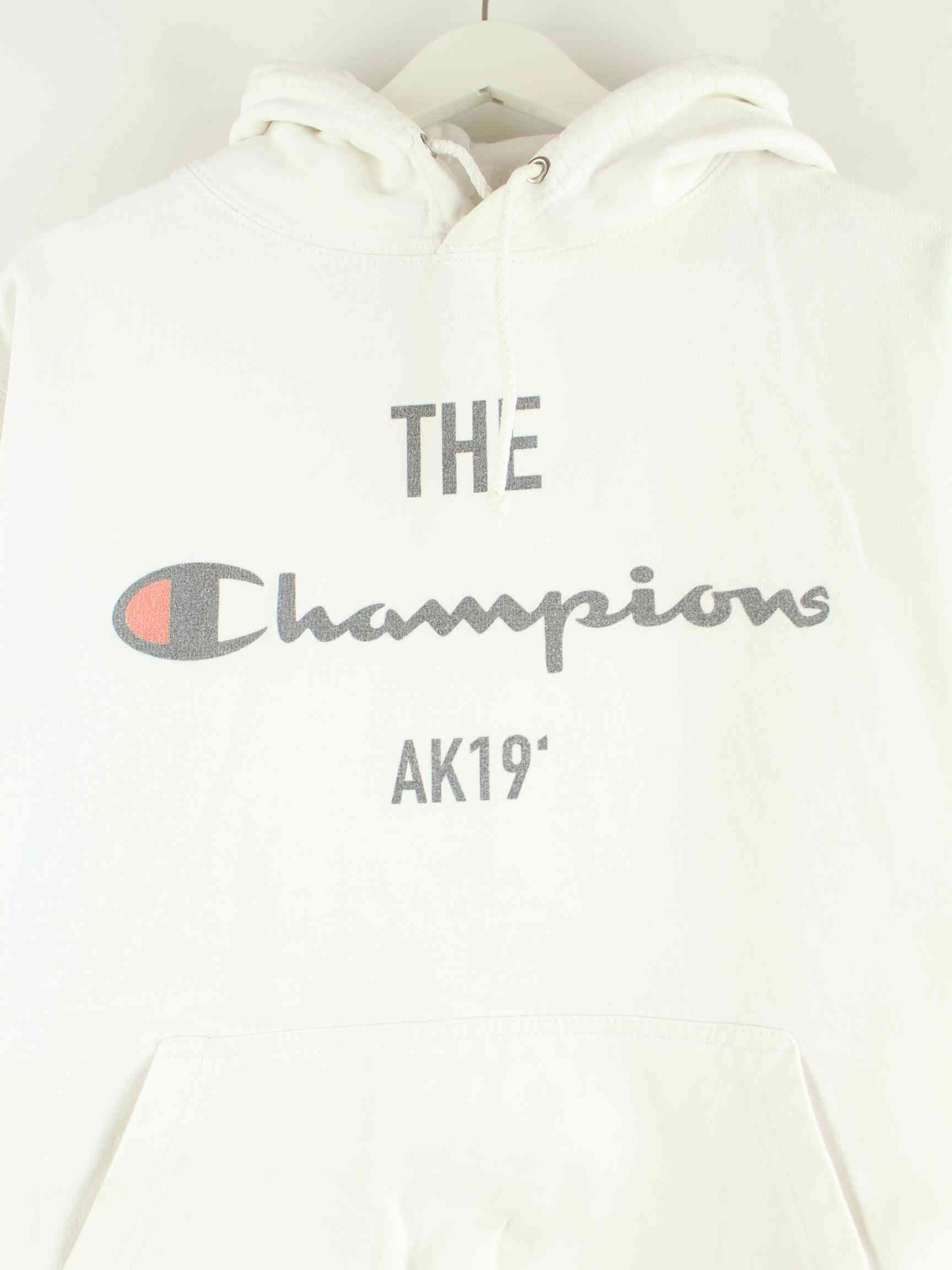 Champion Print Hoodie Weiß M (detail image 1)