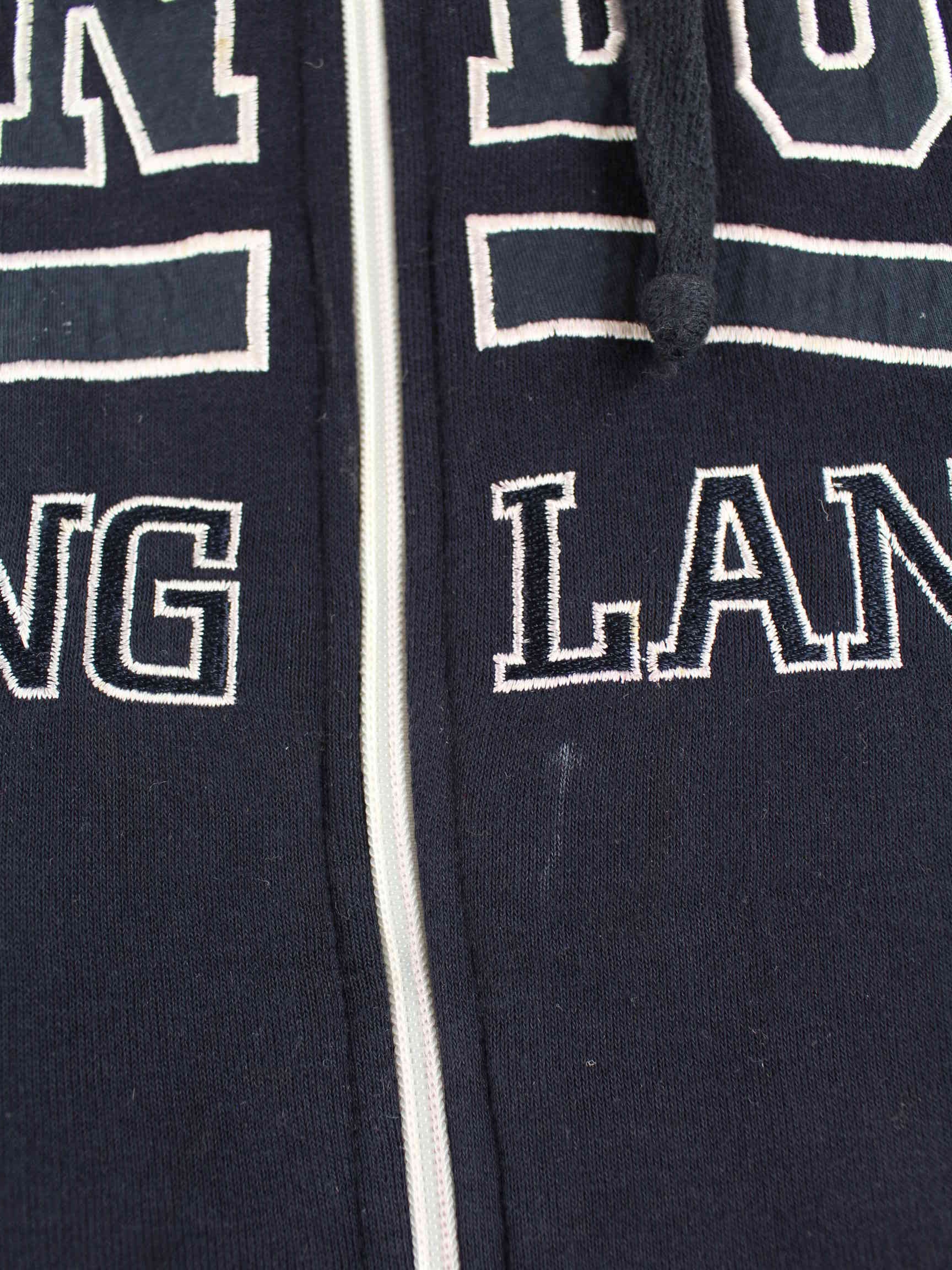 Vintage London Embroidered Zip Hoodie Blau XXL (detail image 3)