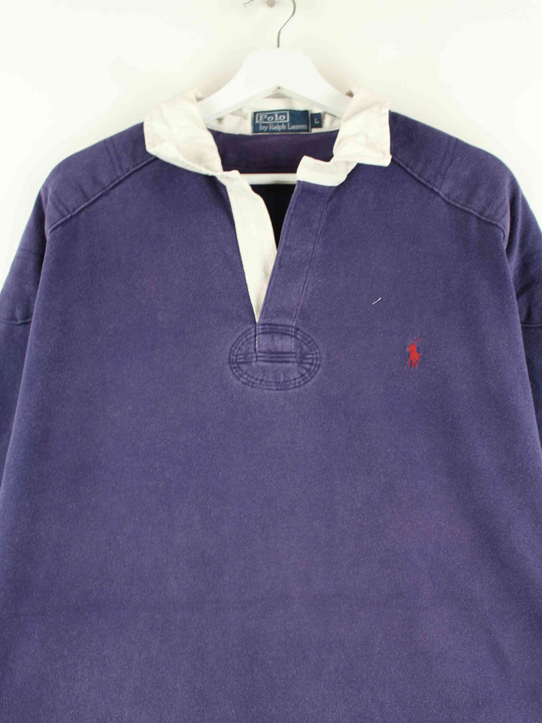 Ralph Lauren 90s Vintage Polo Sweater Lila L (detail image 1)