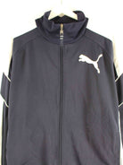 Puma Logo Print Trainingsjacke Blau L (detail image 1)