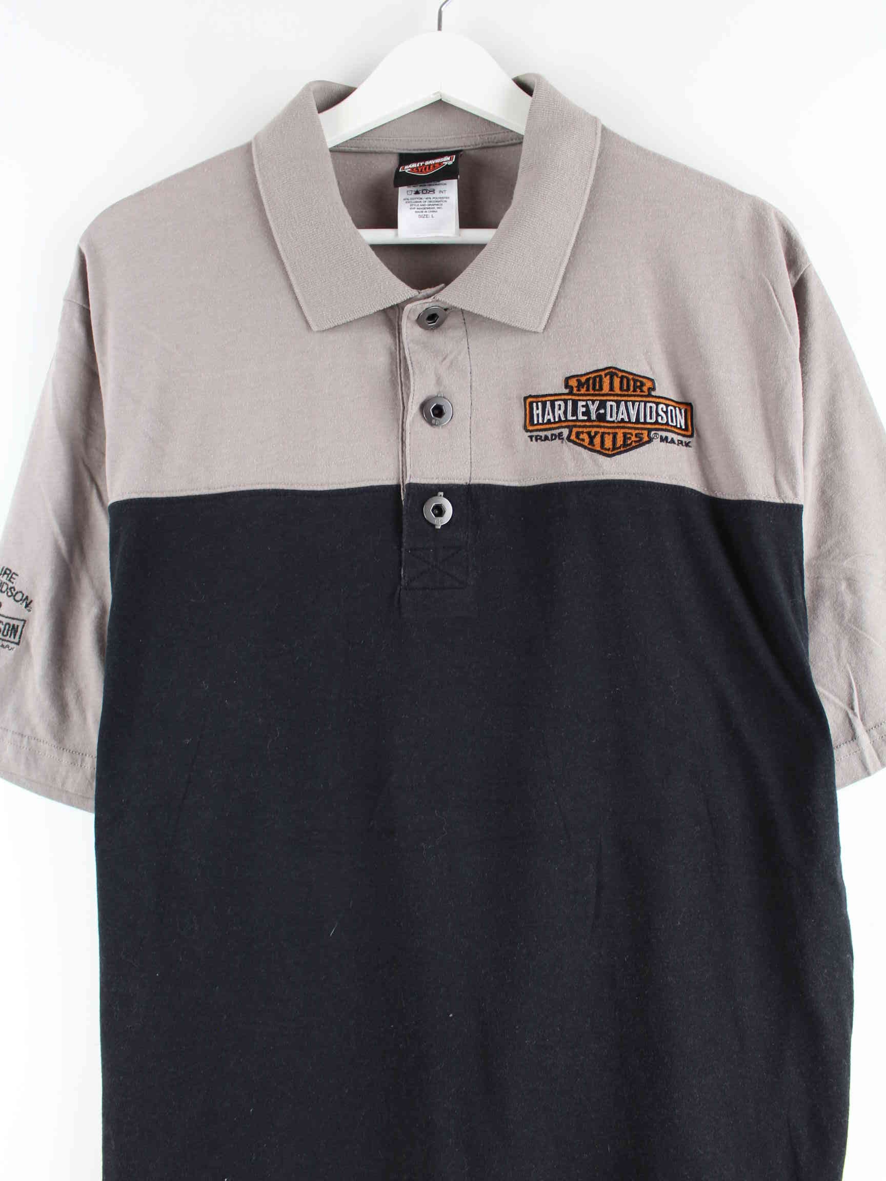 Harley Davidson Print Polo Schwarz XL (detail image 1)