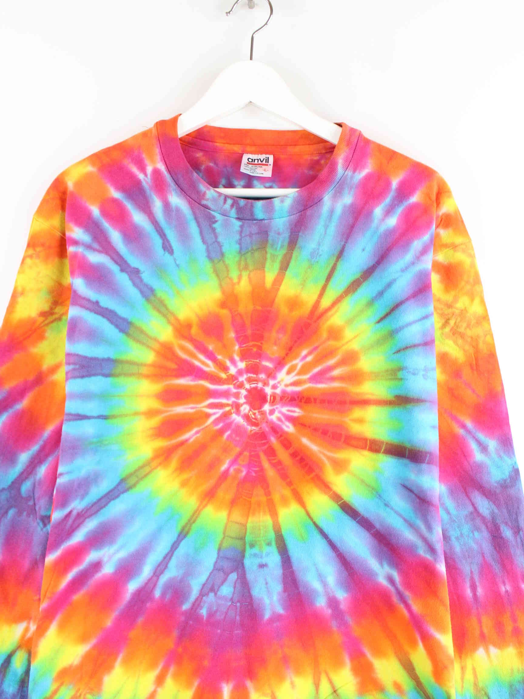 Vintage Tie Die Sweatshirt Mehrfarbig L (detail image 1)