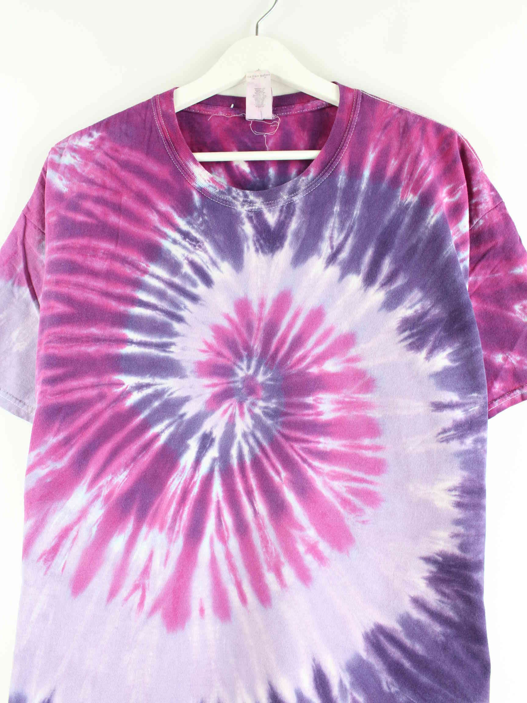 Gildan Tie Die T-Shirt Lila XL (detail image 1)