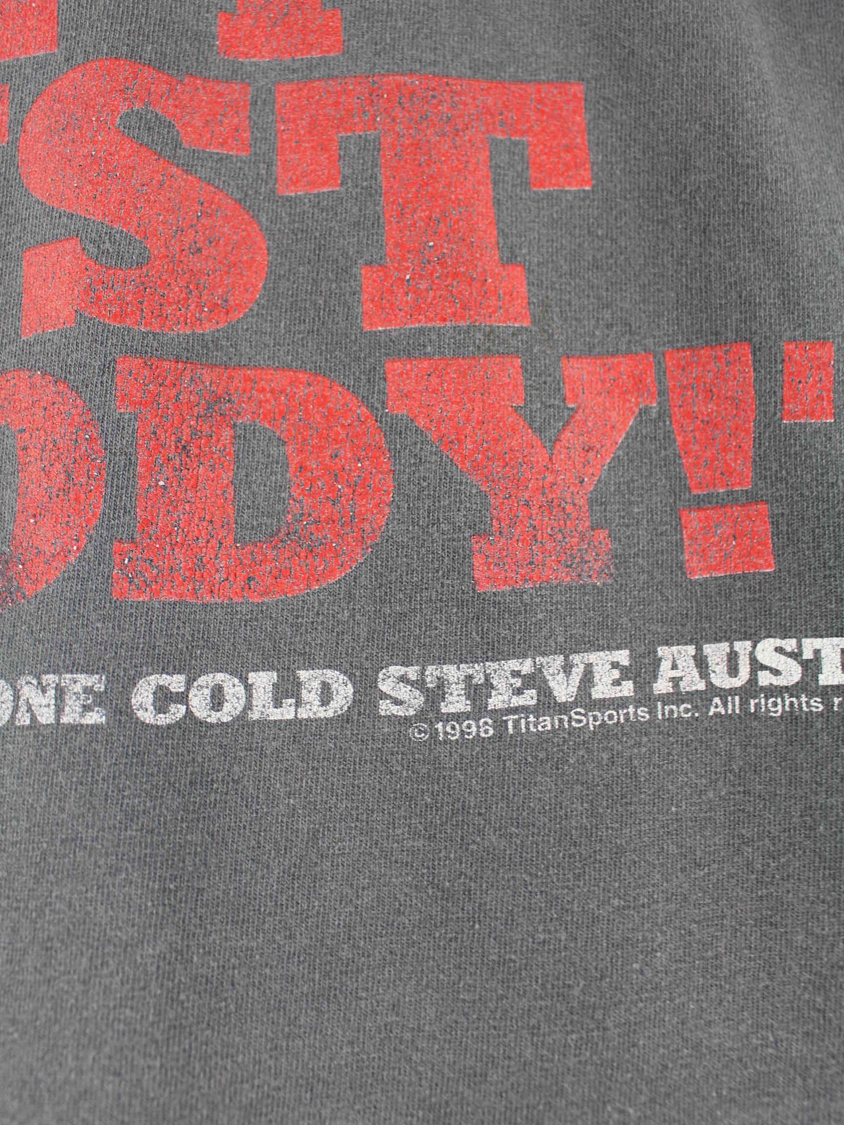 Vintage 1998 WWF Stone Cold Steve Austin Print Tank Top Grau XXL (detail image 2)