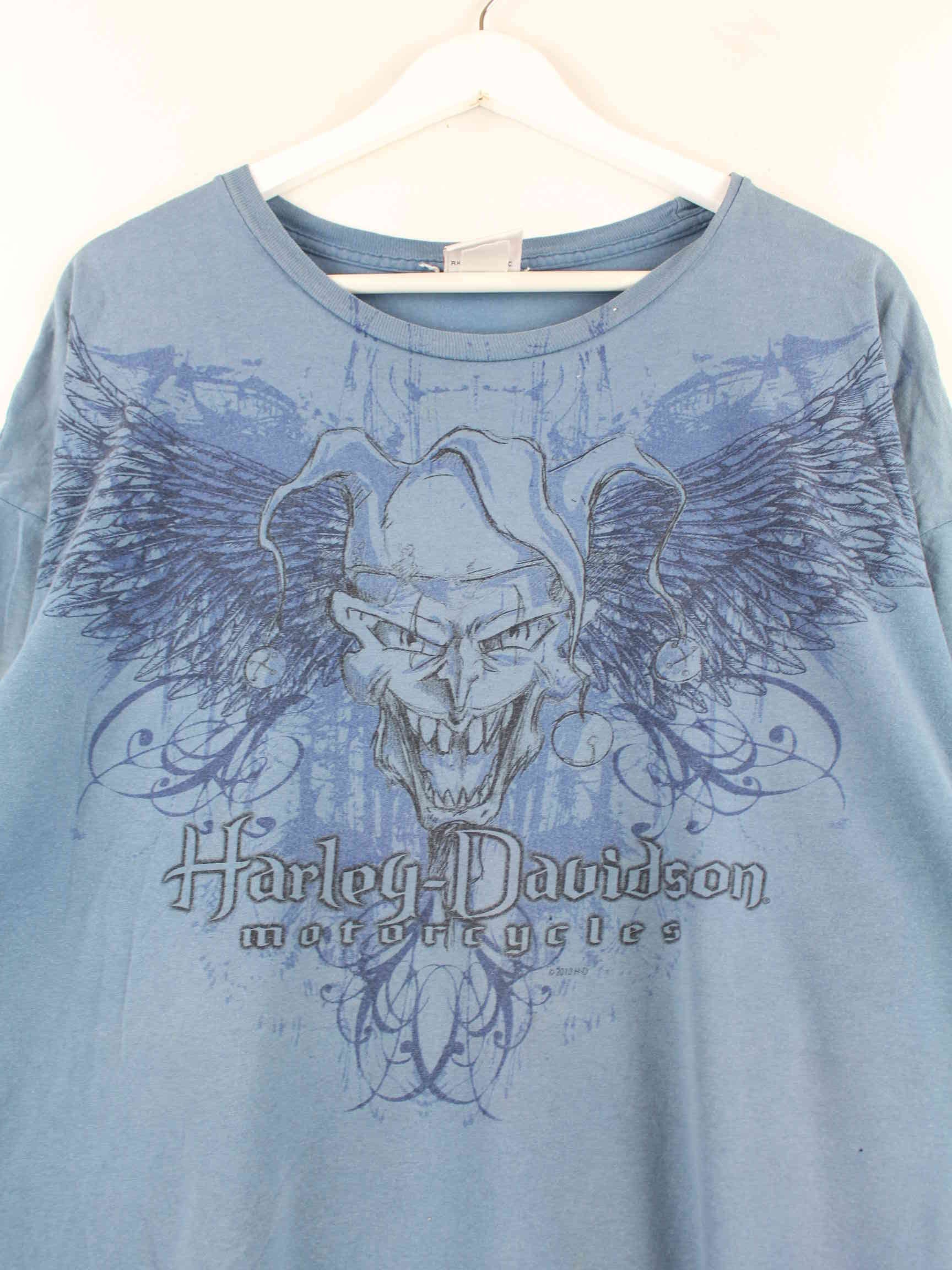 Harley Davidson Joker Canada Print T-Shirt Blau 3XL (detail image 1)