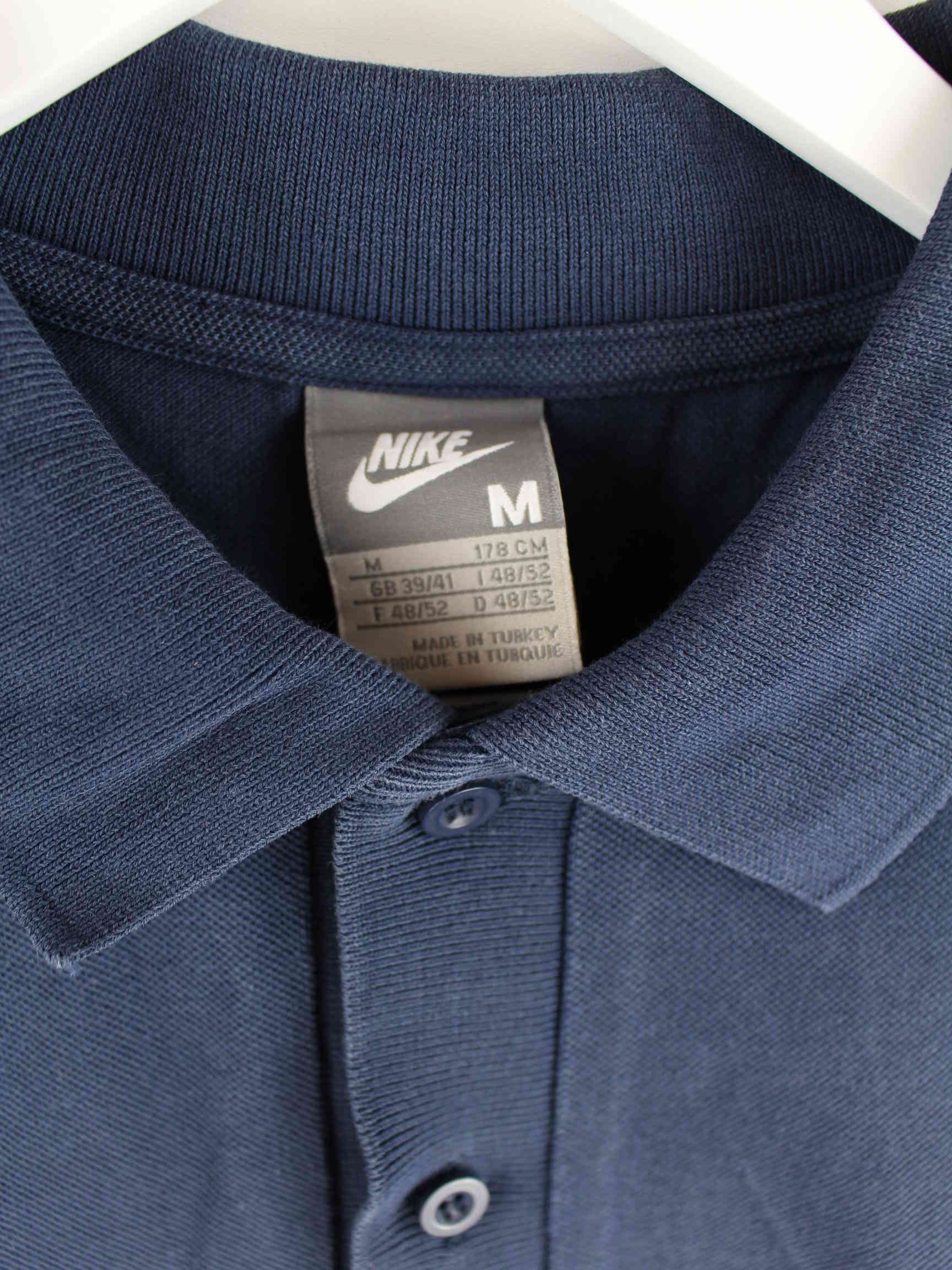 Nike y2k Embroidered Polo Blau M (detail image 2)