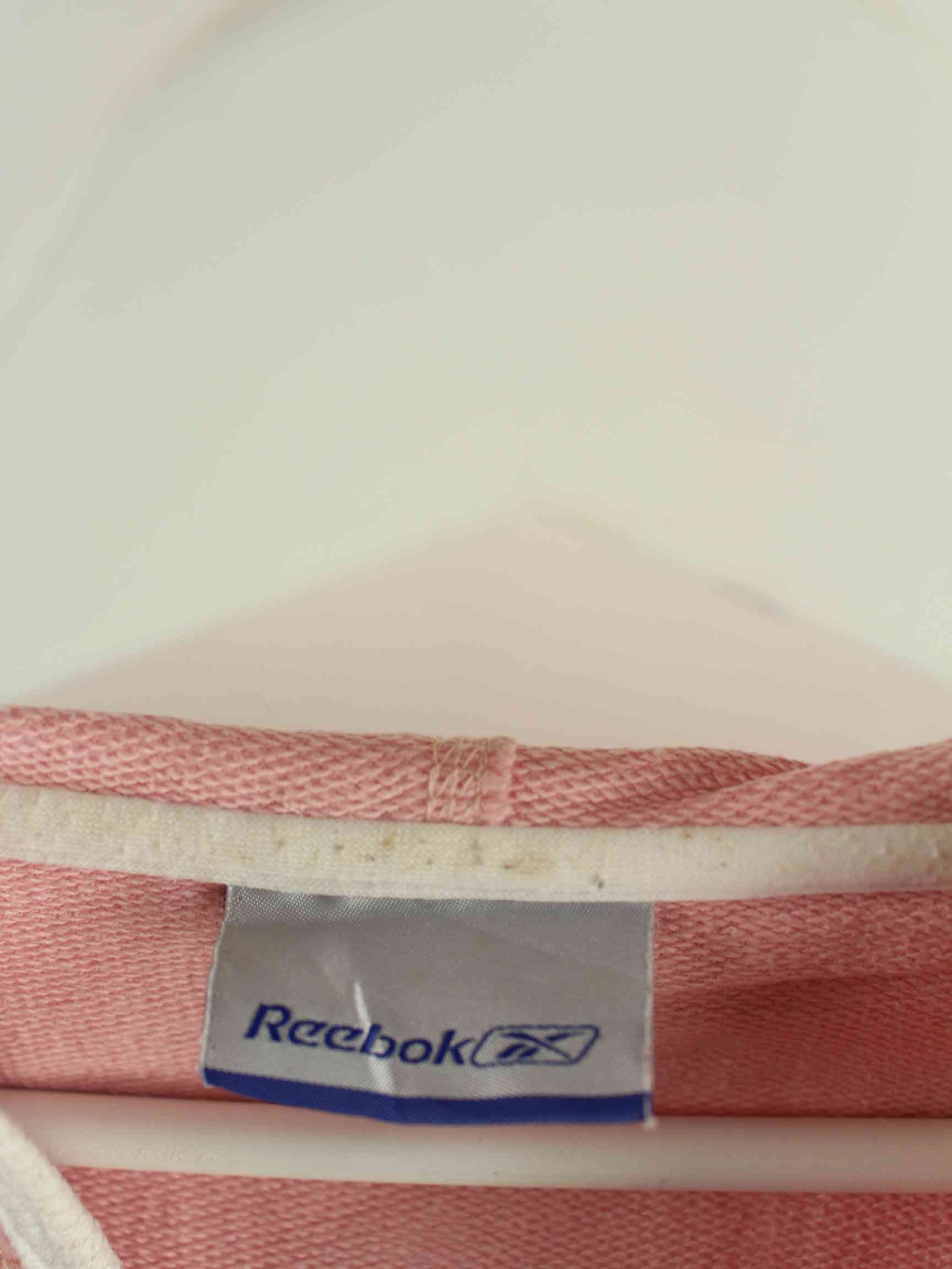 Reebok Damen Embroidered Hoodie Rosa L (detail image 3)