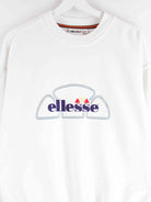 Ellesse 90s Vintage Embroidered Sweater Weiß S (detail image 1)