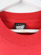 Screen Stars 90s Vintage Shakespear Print Single Stitch T-Shirt Rot L (detail image 2)