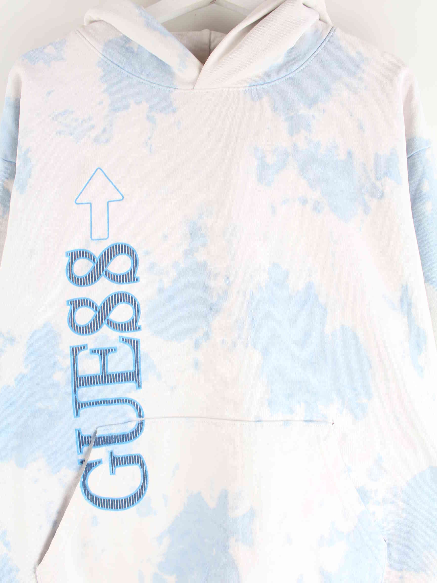 Guess 90s Vintage Print Heavy Hoodie Weiß L (detail image 1)