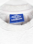 Umbro 90s Vintage Embroidered Sweater Grau L (detail image 3)