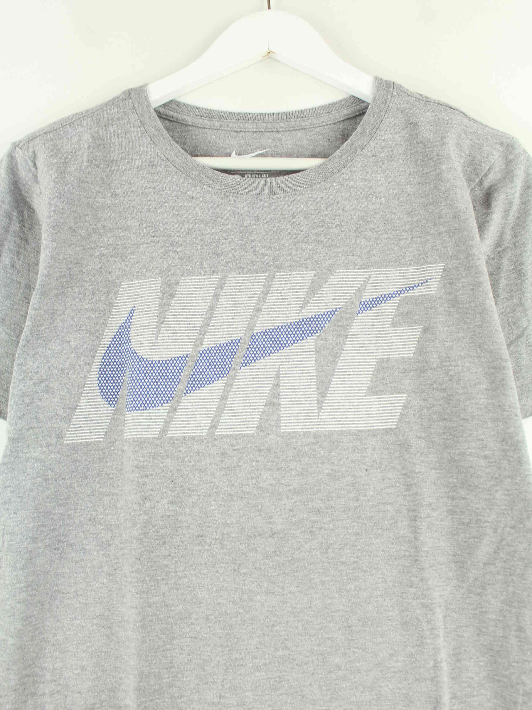 Nike Print T-Shirt Grau S (detail image 1)