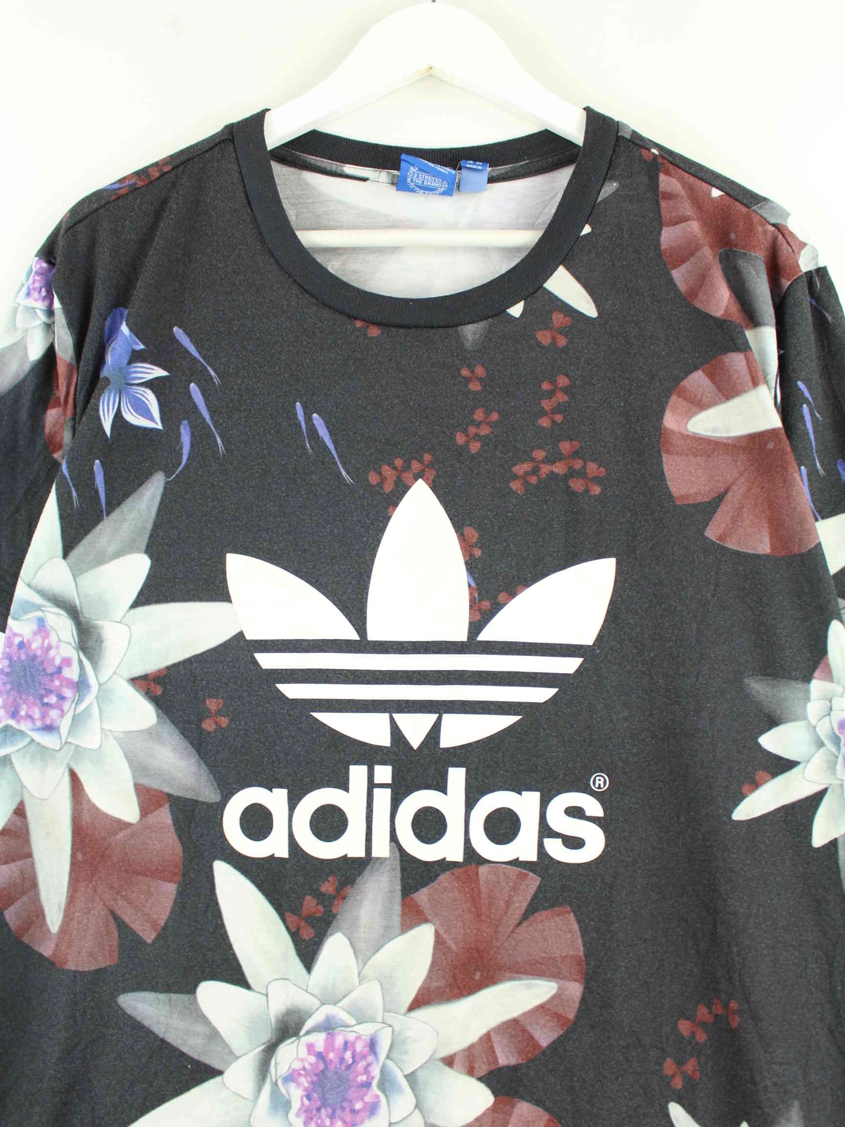 Adidas Flowers Motive T-Shirt Mehrfarbig XL (detail image 1)