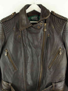 Vintage Damen y2k Motorcycle Jacke Braun M (detail image 1)