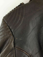 Vintage Damen y2k Motorcycle Jacke Braun M (detail image 4)