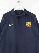 Vintage Barcelona Half Zip Polo Schwarz XL (detail image 1)