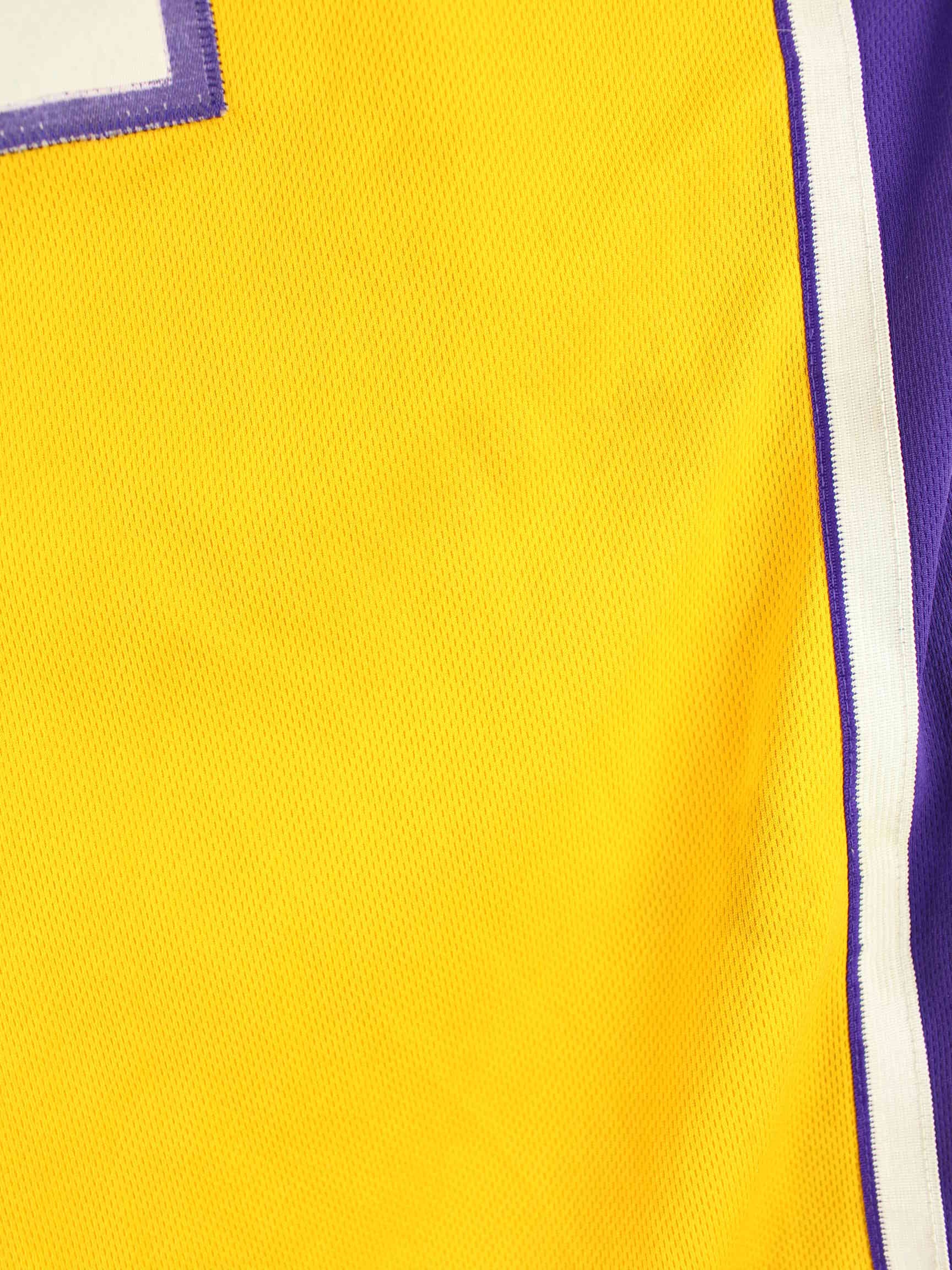 Adidas L.A. Lakers Bryant #24 Embroidered Jersey Gelb XL (detail image 7)