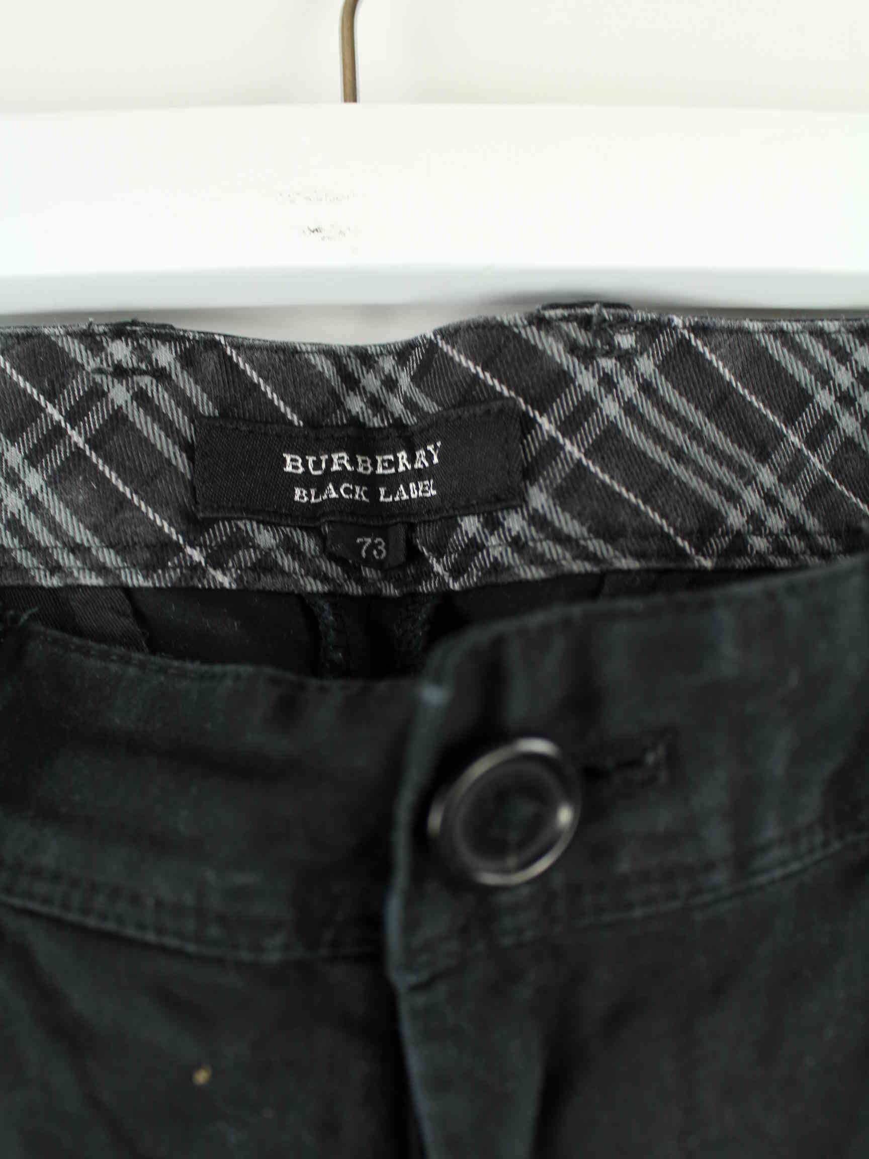 Burberry Black Label Hose Schwarz W28 L30 (detail image 1)