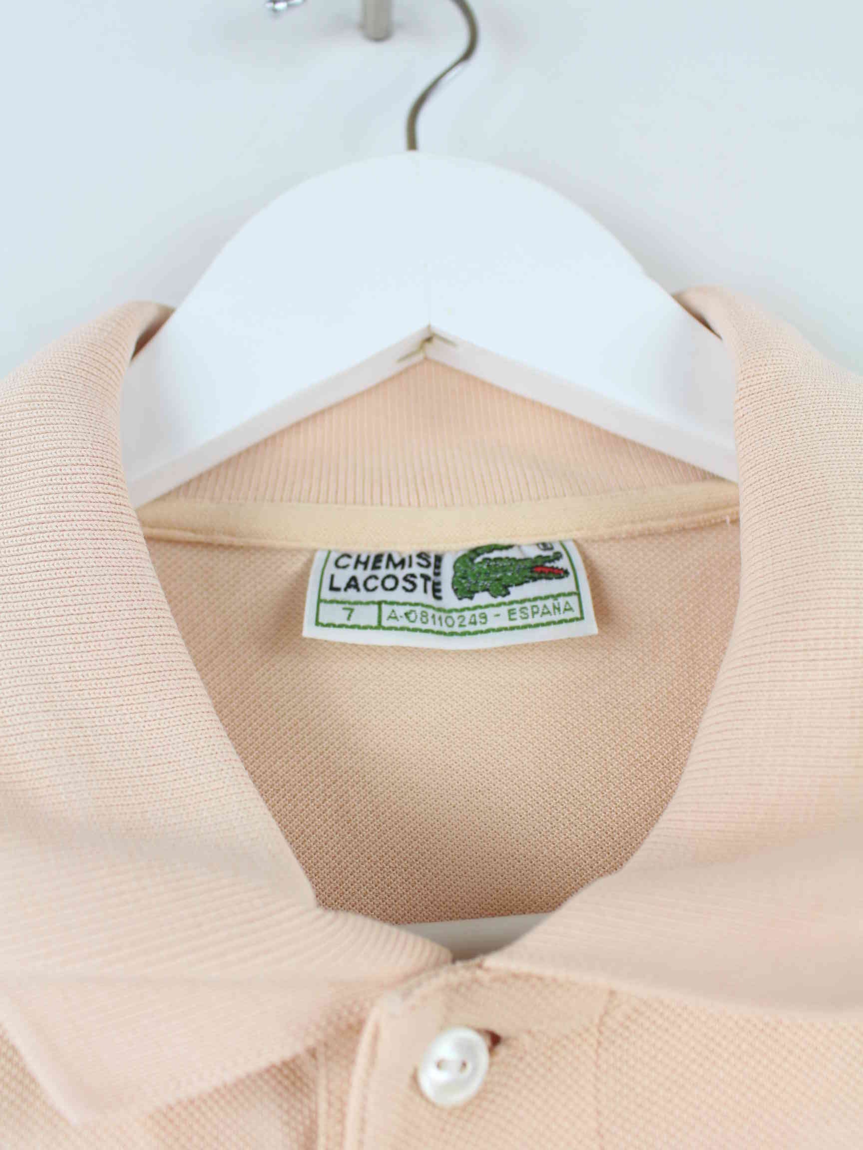 Lacoste 90s Vintage Polo Pink XL (detail image 2)