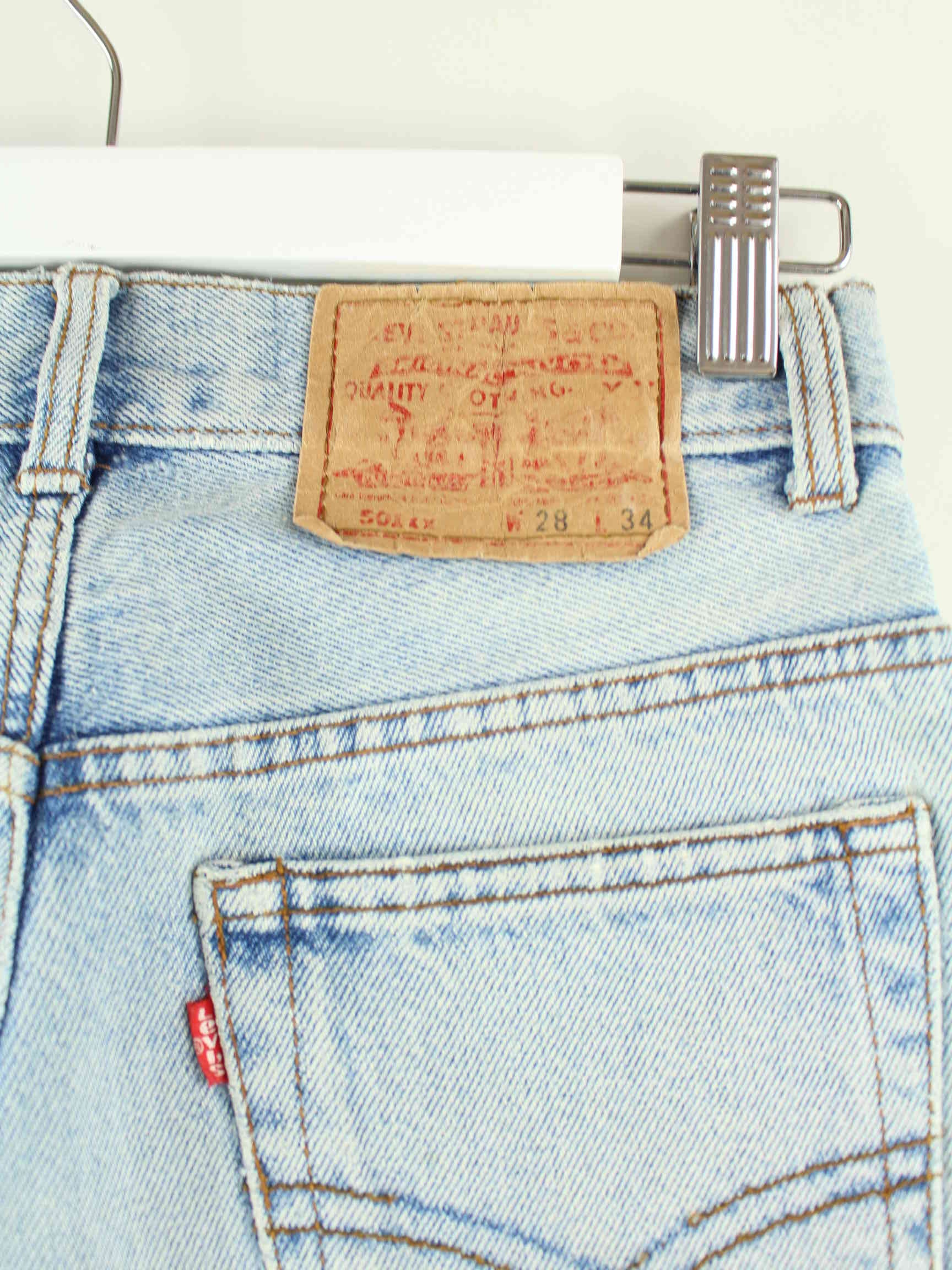 Levi's 501XX Jeans Blau W24 L28 (detail image 3)