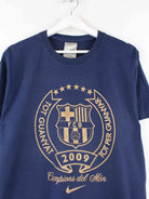 Nike 00s FC Barcelona Print T-Shirt Blau L (detail image 1)