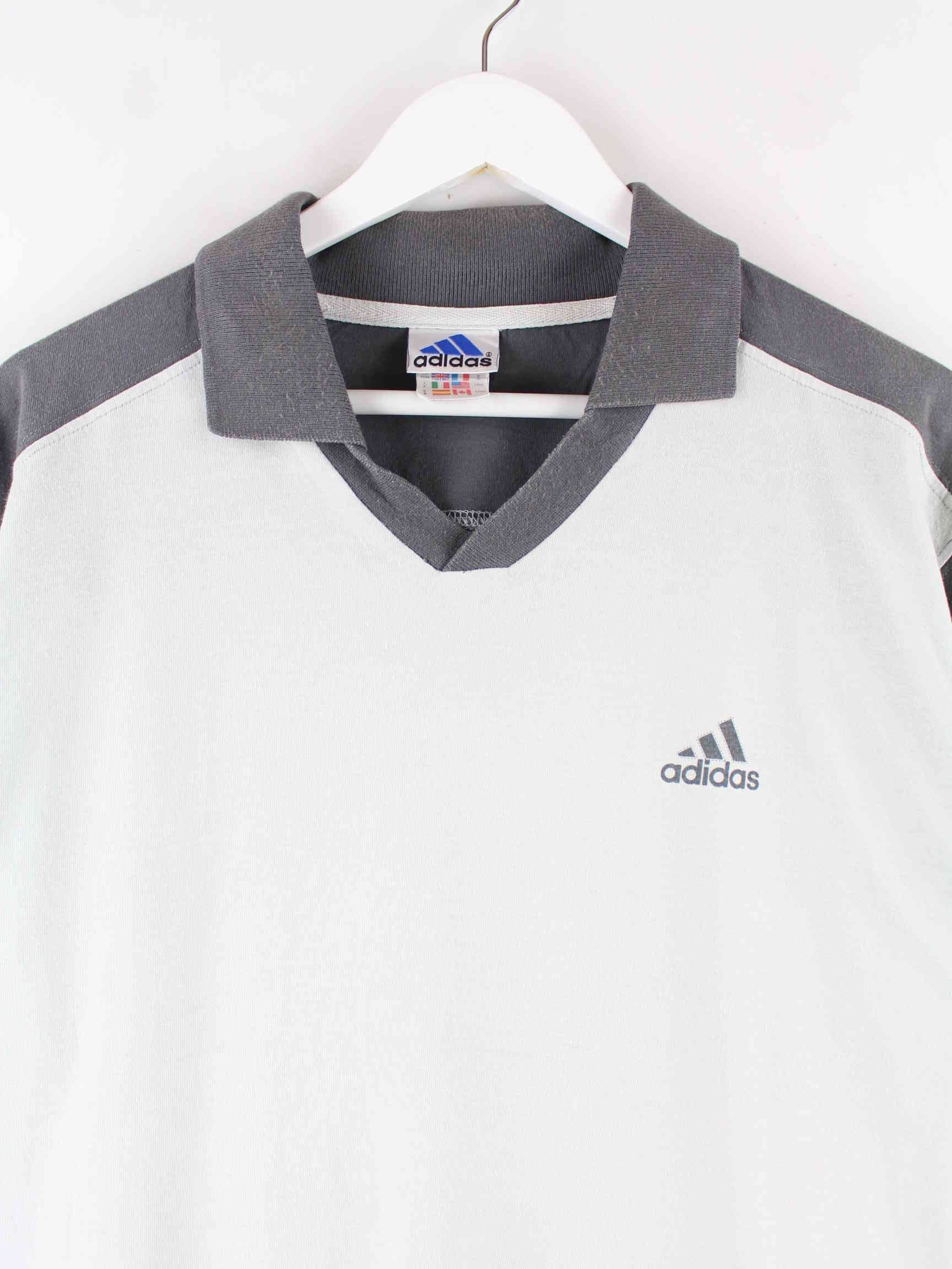 Adidas 90s Vintage Performance Polo Grau XL (detail image 1)