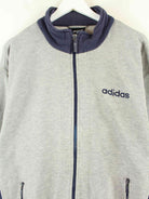 Adidas 80s Vintage Embroidered Sweatjacke Grau L (detail image 1)