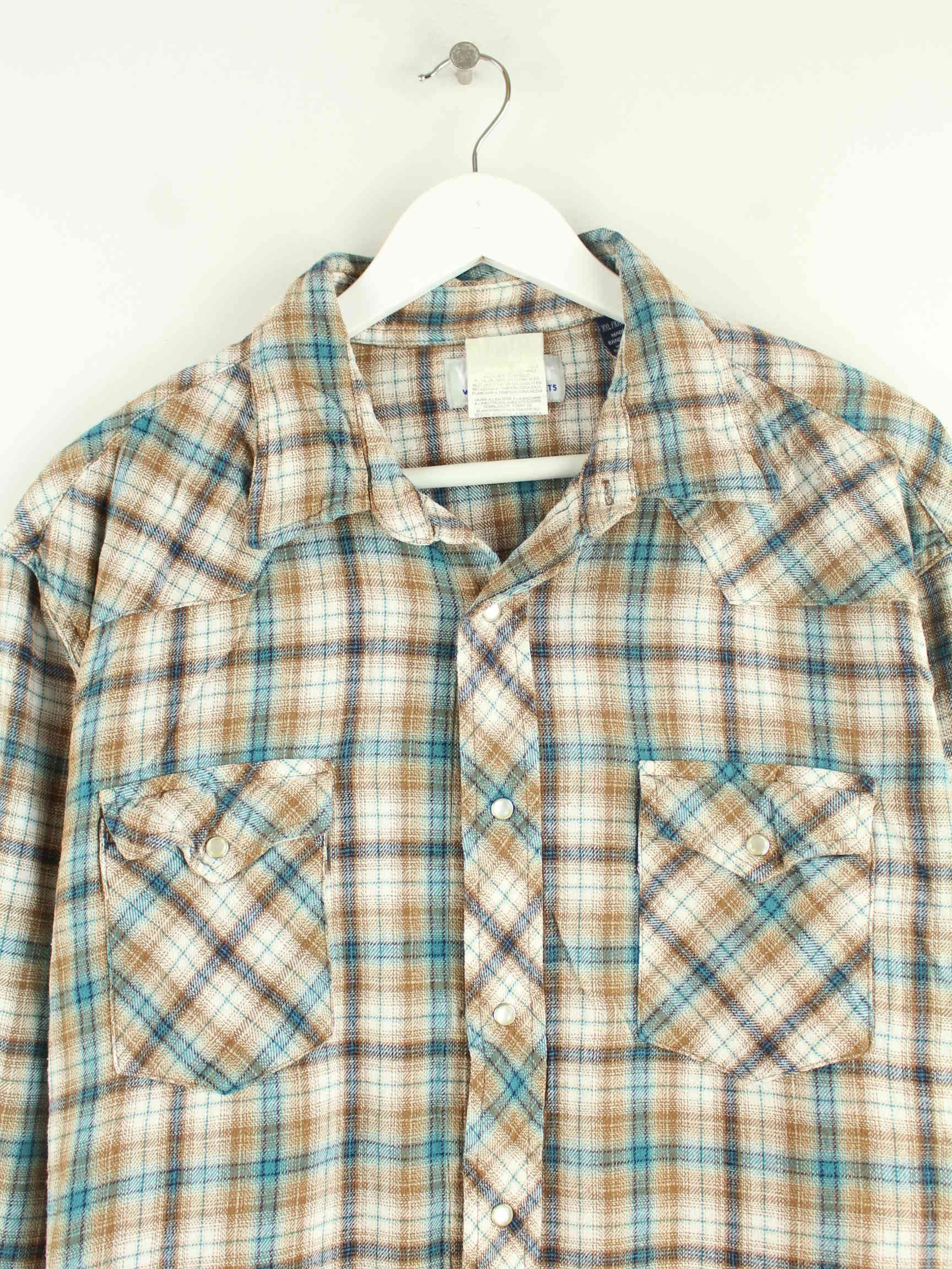 Wrangler 90s Flanell Hemd Mehrfarbig XXL (detail image 1)