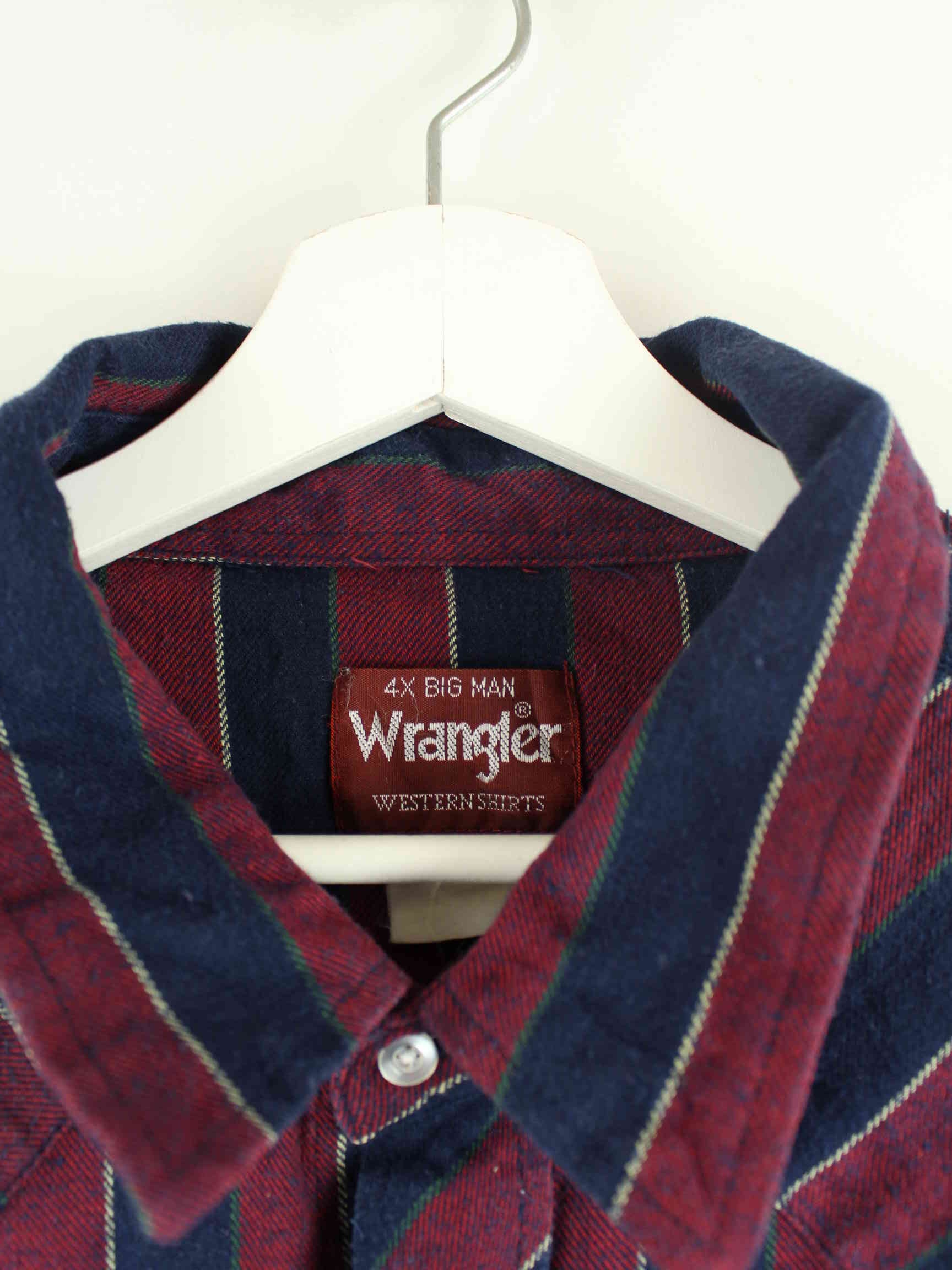 Wrangler y2k Striped Hemd Rot 3XL (detail image 2)