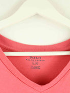 Ralph Lauren Damen Basic V-Neck T-Shirt Rosa L (detail image 2)