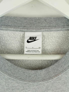 Nike Damen Crop Center Swoosh Sweater Grau S (detail image 2)