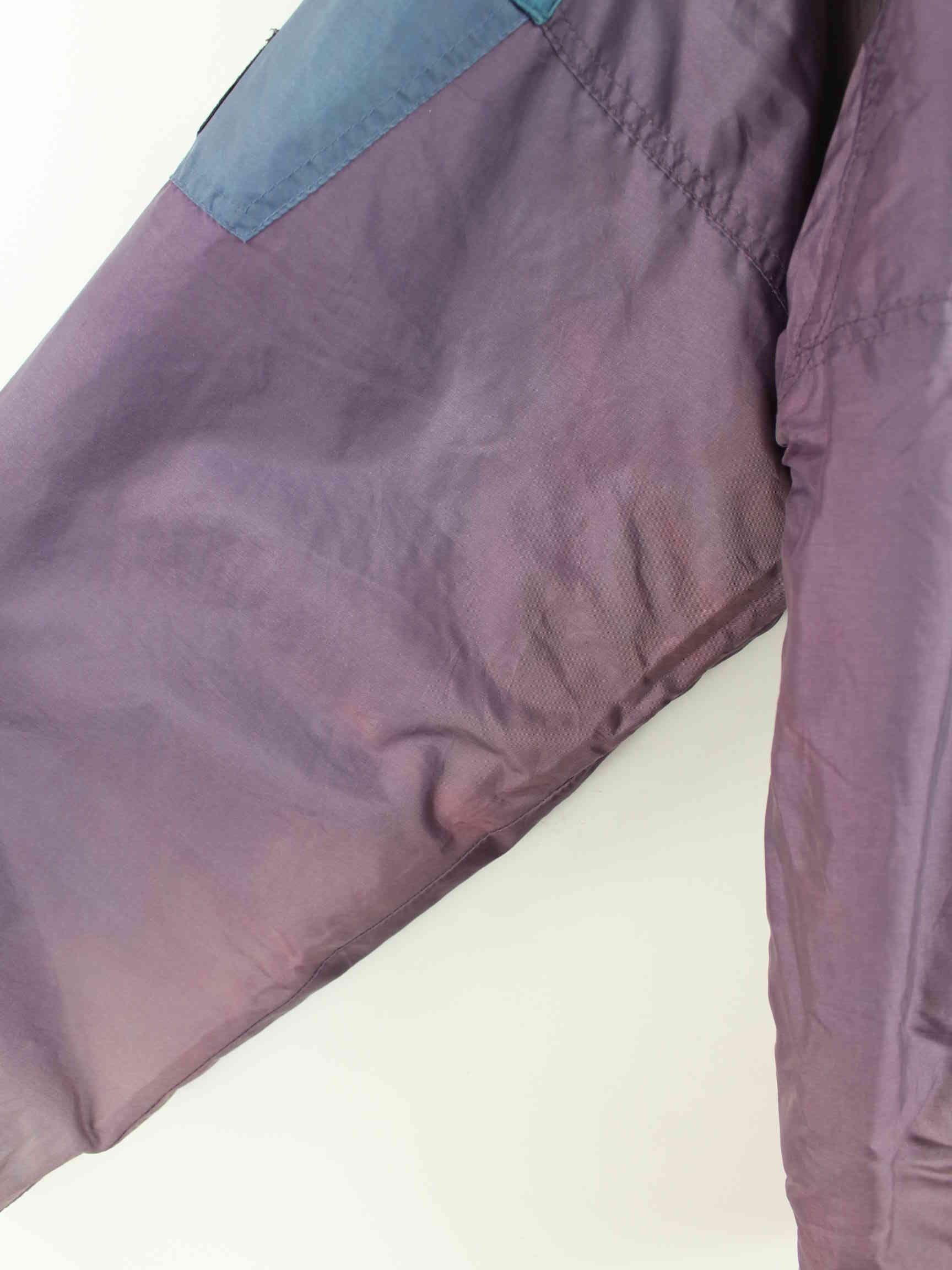 Vintage 90s Ski Wear Faded Jacke Lila L (detail image 2)