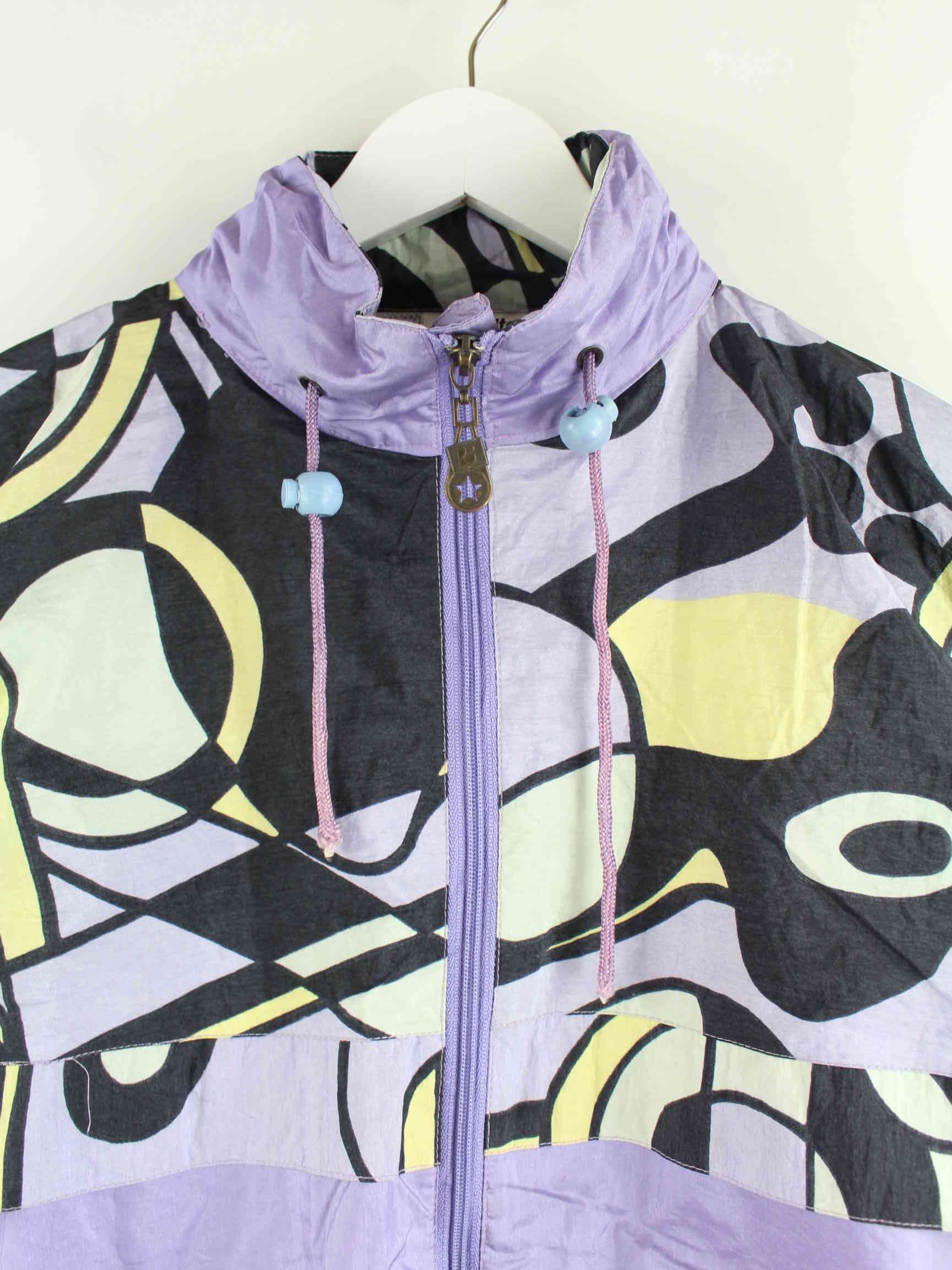 Killtec Damen 90s Vintage Crazy Pattern Jacke Lila S (detail image 1)