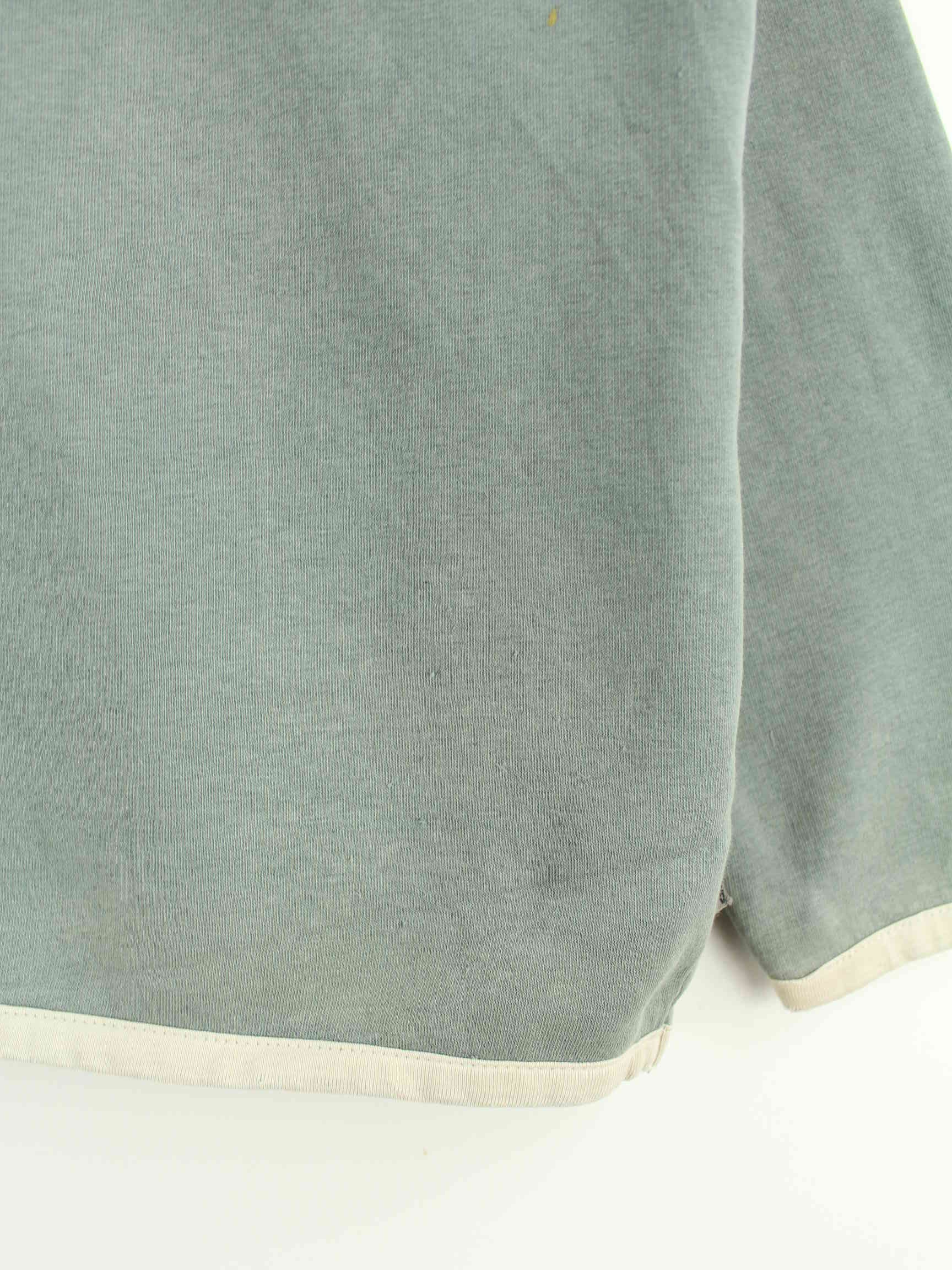 Adidas Damen 90s Vintage Perfomance Sweater Grün L (detail image 5)